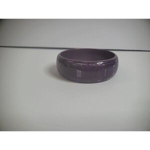 Vintage Purple White Bangle Bracelet Stackable Wrist Jewelry Costume